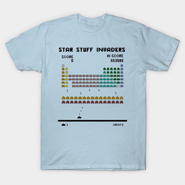 Star Stuff Invaders T-Shirt by ImNotThere